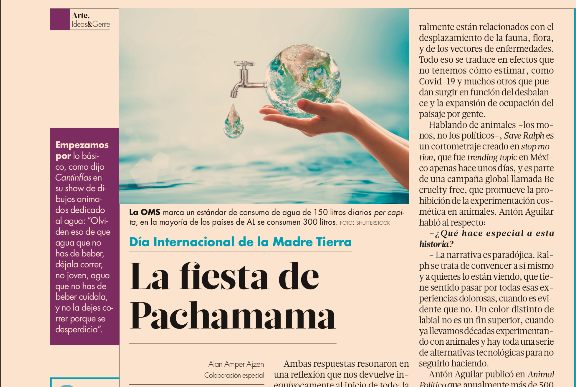 El Economista – La fiesta de Pachamama