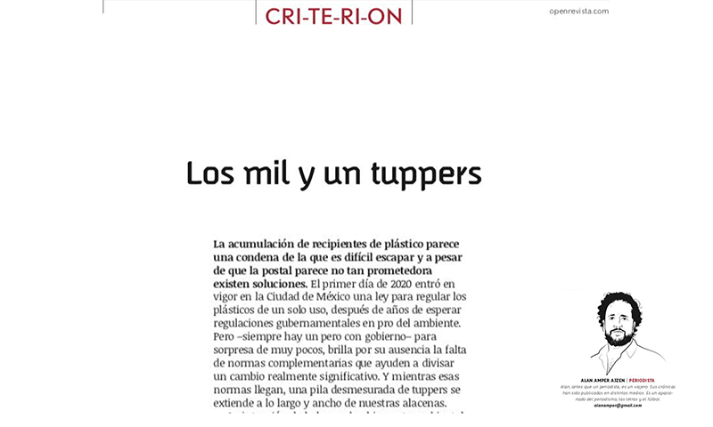 Open revista – Los mil y un tuppers