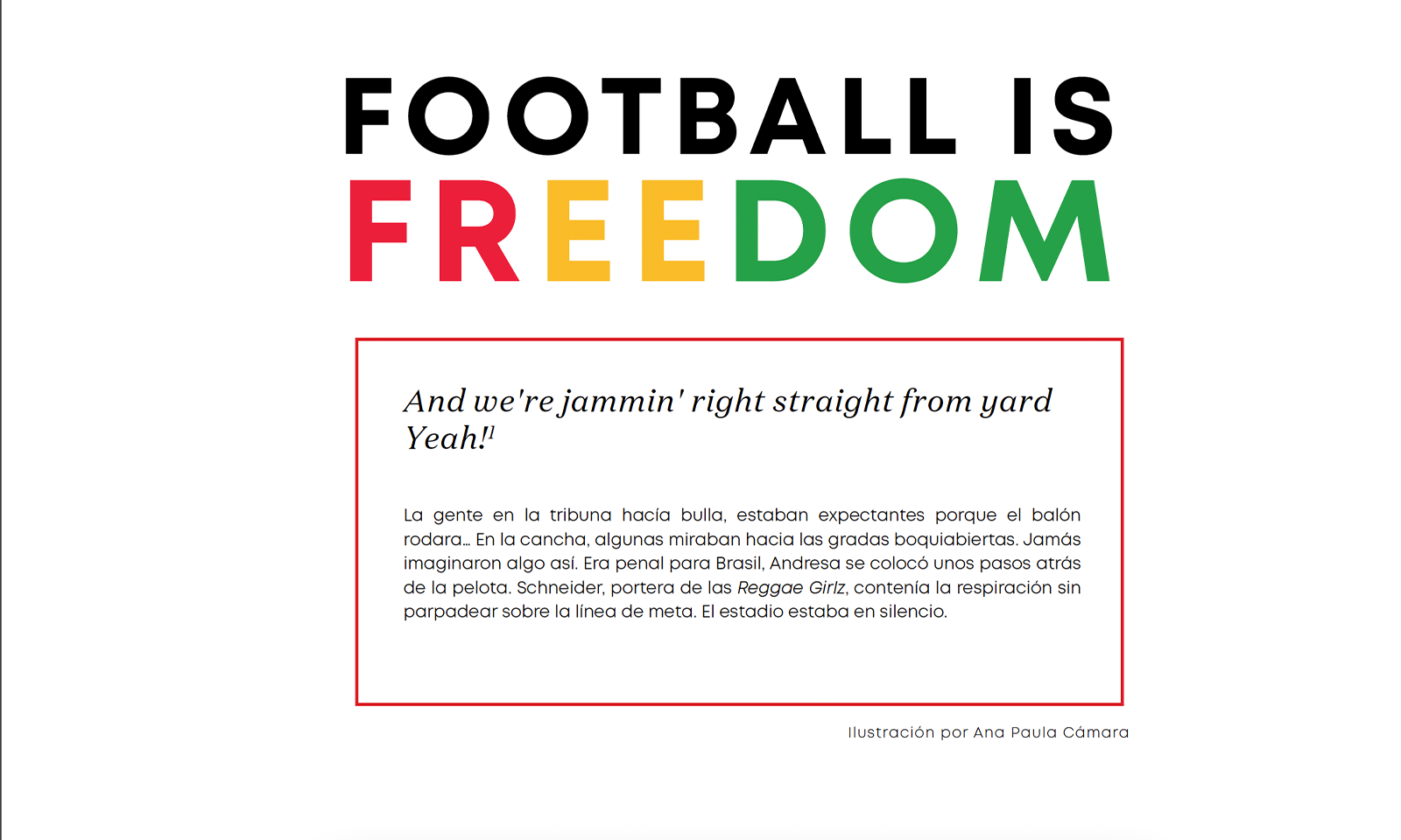 Hotbook – Football is freedom